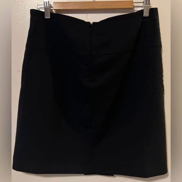 Coach New York wool inverted pleat black wool skirt size 10 - Picture 1 of 6